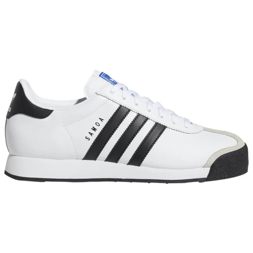 NWT Adidas Originals SAMOA Men's Shoes - White/Black Stripes - 675033